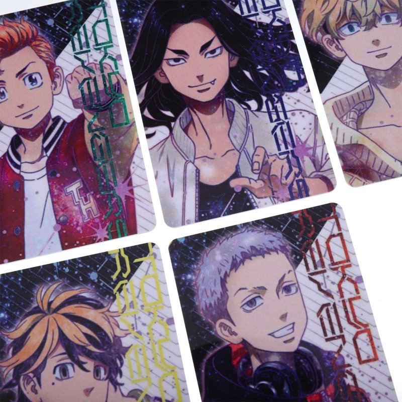 Thẻ ảnh bằng PVC in hình nhân vật anime Tokyo Revengers