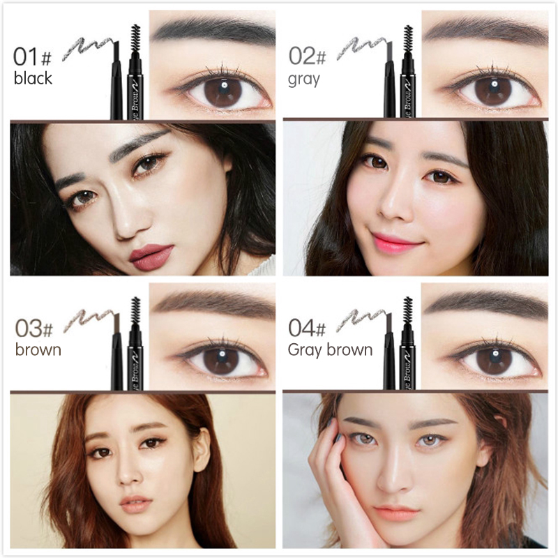 1 Bút chì kẻ lông mày hai đầu xoay tự động chống thấm nước lâu trôi | BigBuy360 - bigbuy360.vn