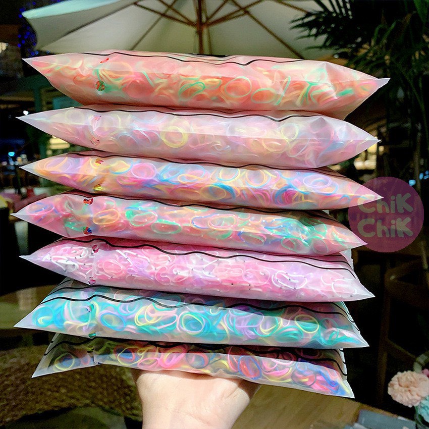 Chun buộc tóc cho bé gái túi 1000 cái