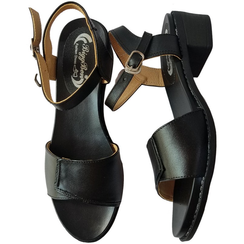 Giày Sandal Cao Gót Nữ Da Bò BIGGBEN HKD164