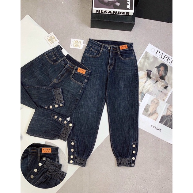 Quần bò bomber cúc chân siêu hot