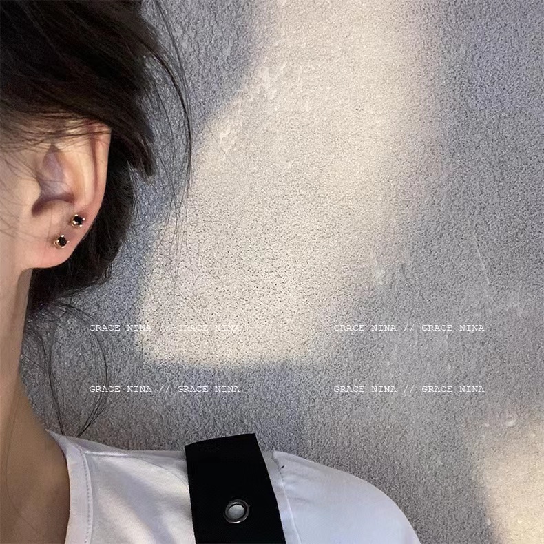 Bộ Sáu Khuyên Tai Thiết Kế Mới Đính Đá Cao Cấp Thời Trang Dành Cho Nữ