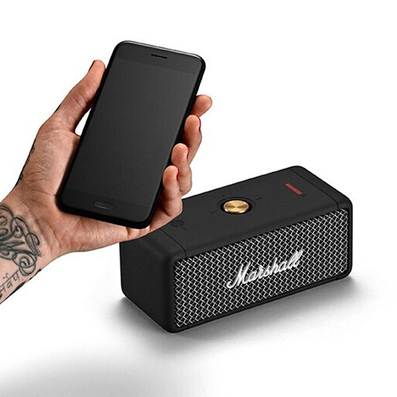 MARSHALL Bộ Loa Không Dây Marshallemberton BT 5.0 Chống Nước IP67 Cổng Sạc Type-C Màu Đen