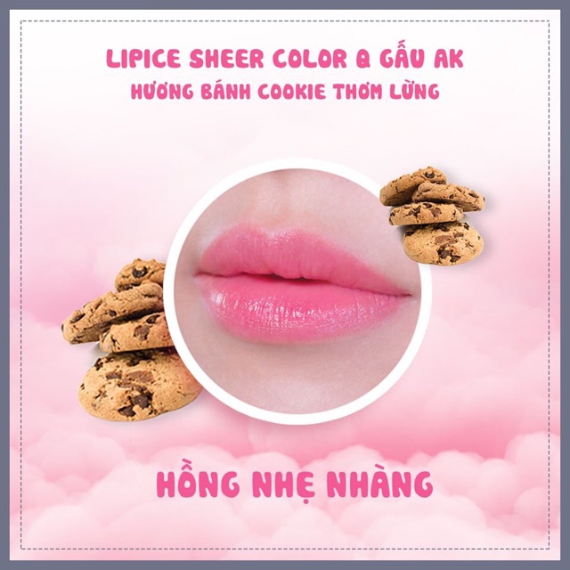 1 Son LipIce Sheer Color Q Phiên Bản Thỏ Bảy Màu