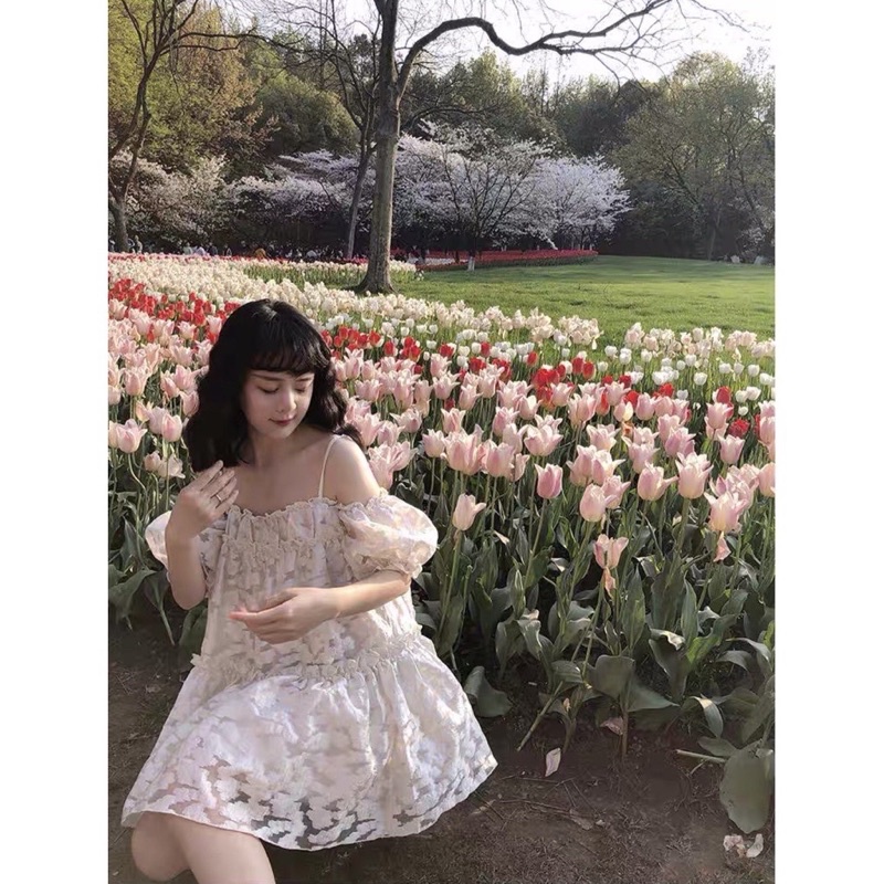 Váy vân mây siêu cute