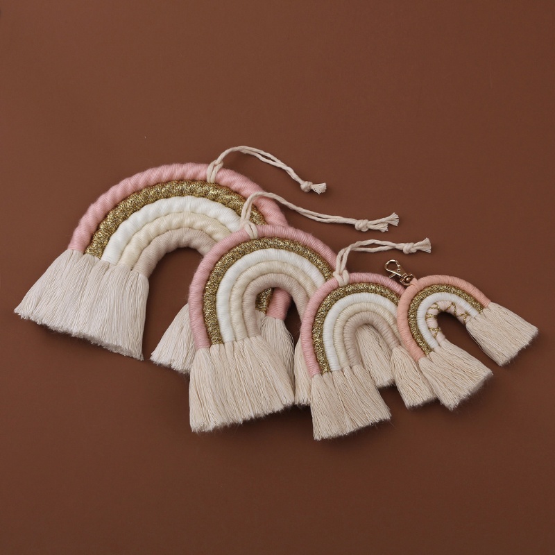 Phụ Kiện Cầu Vồng Treo Tường Trang Trí Phong Cách Boho