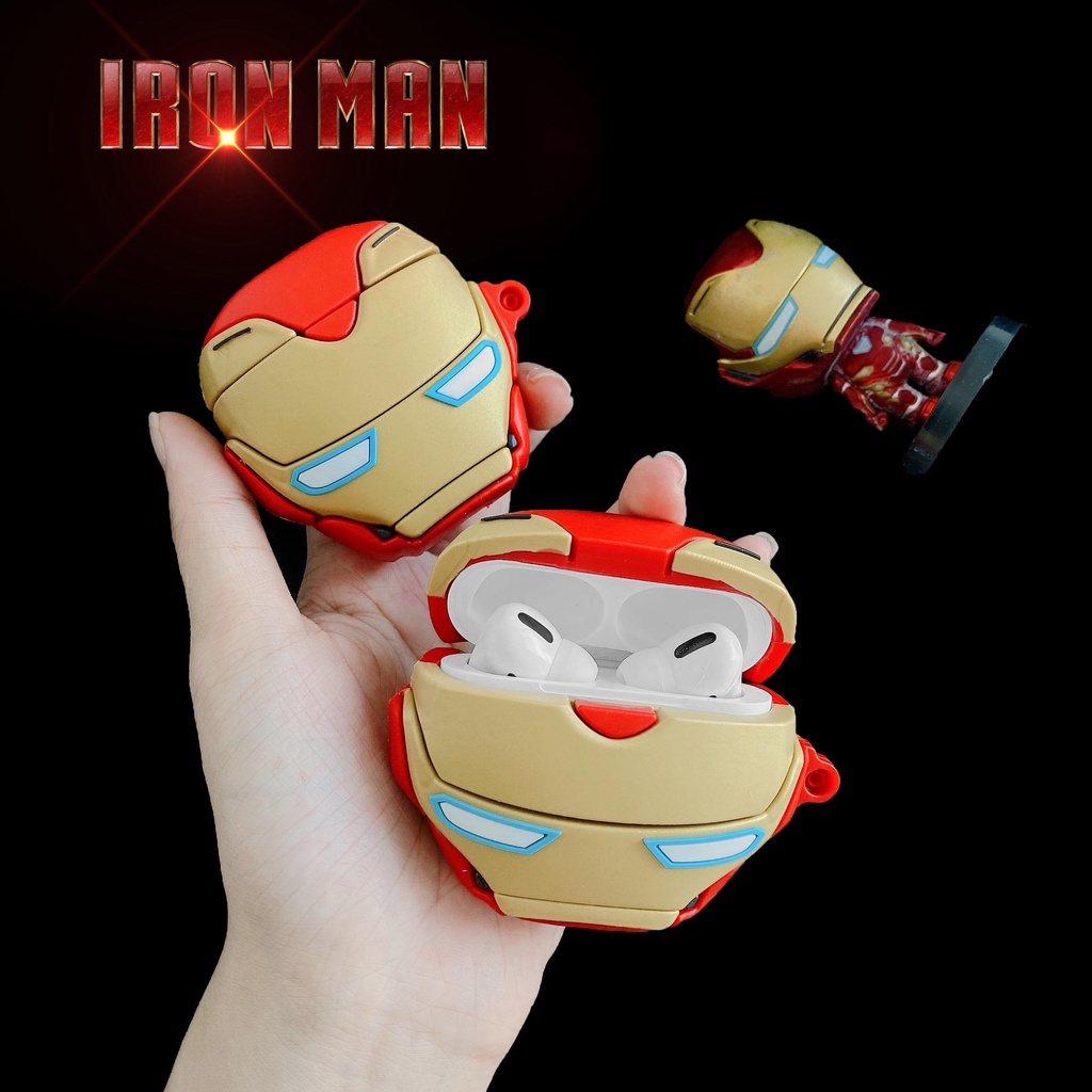 Vỏ Bảo Vệ Hộp Sạc Tai Nghe AirPods3 2021 3 Hình Thor Và Búa Thor 3D Phong Cách Mới