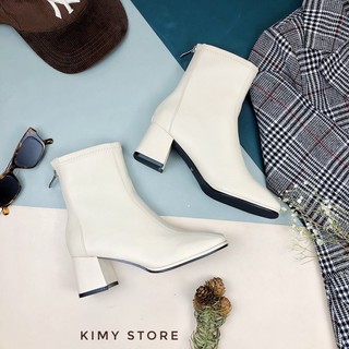 Boot Nữ Da Mềm Xuất Âu Cao Cấp-boots Nữ Cổ Lửng - Kimy Store