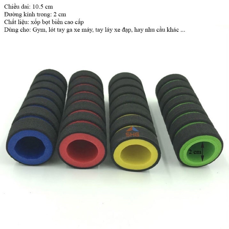 CẶP  LÓT TAY XỐP SHG SPORT CAO CẤP DÙNG TRONG TẬP TẠ, GYM, THỂ DỤC... DÀY DẶN, CHẮC CHẮN