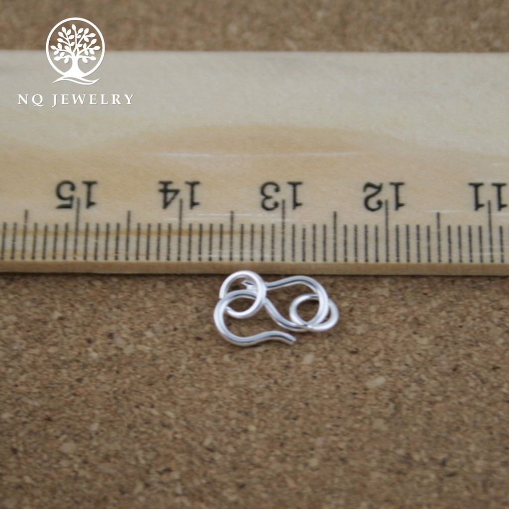 Charm bạc khóa chữ S - NQ Jewelry