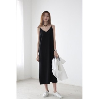 Đầm cotton 2 dây cotton 4 chiều-DV-0010
