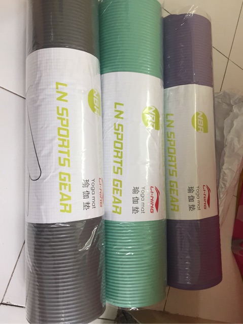 Thảm tập Yoga LINING chính hãng dày 8mm