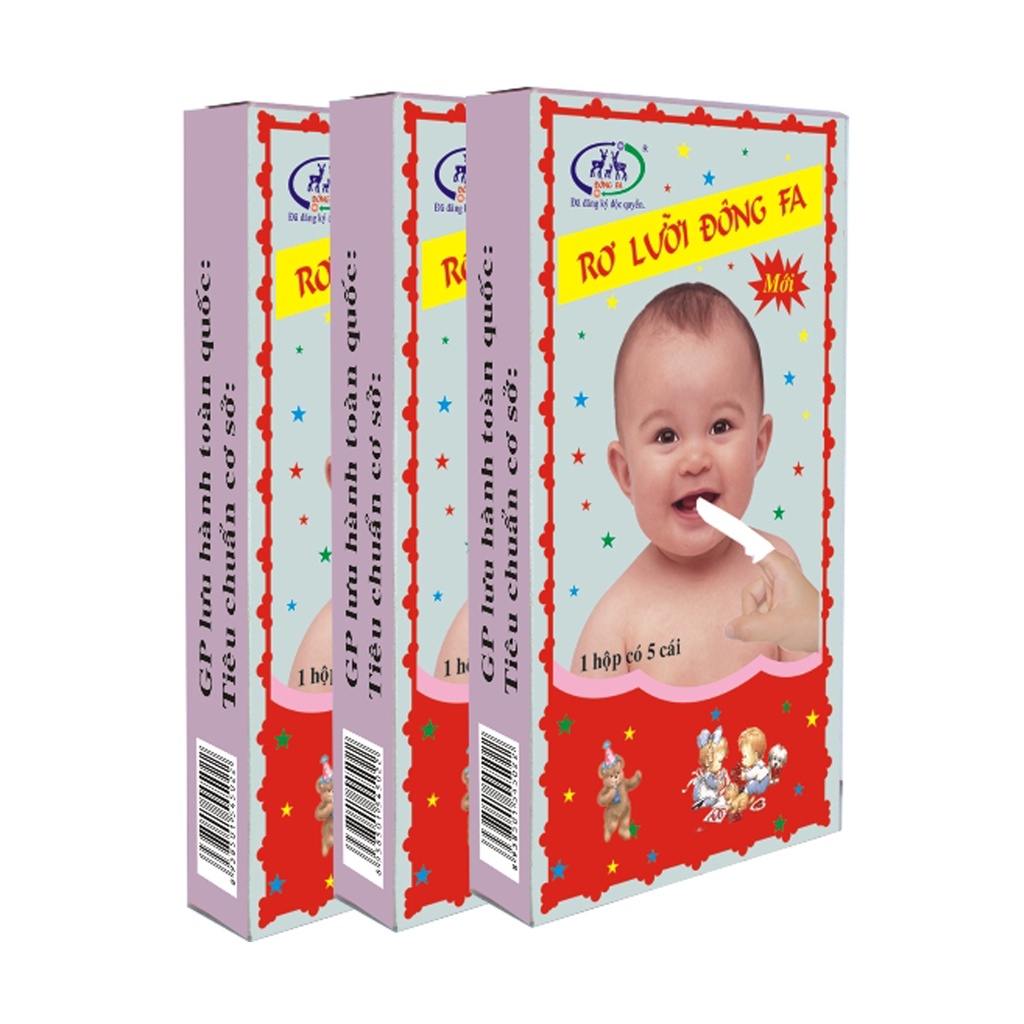 Rơ lưỡi cho bé , rơ lưỡi Đông Fa Thương hiệu đông pha , tưa lưỡi cho bé
