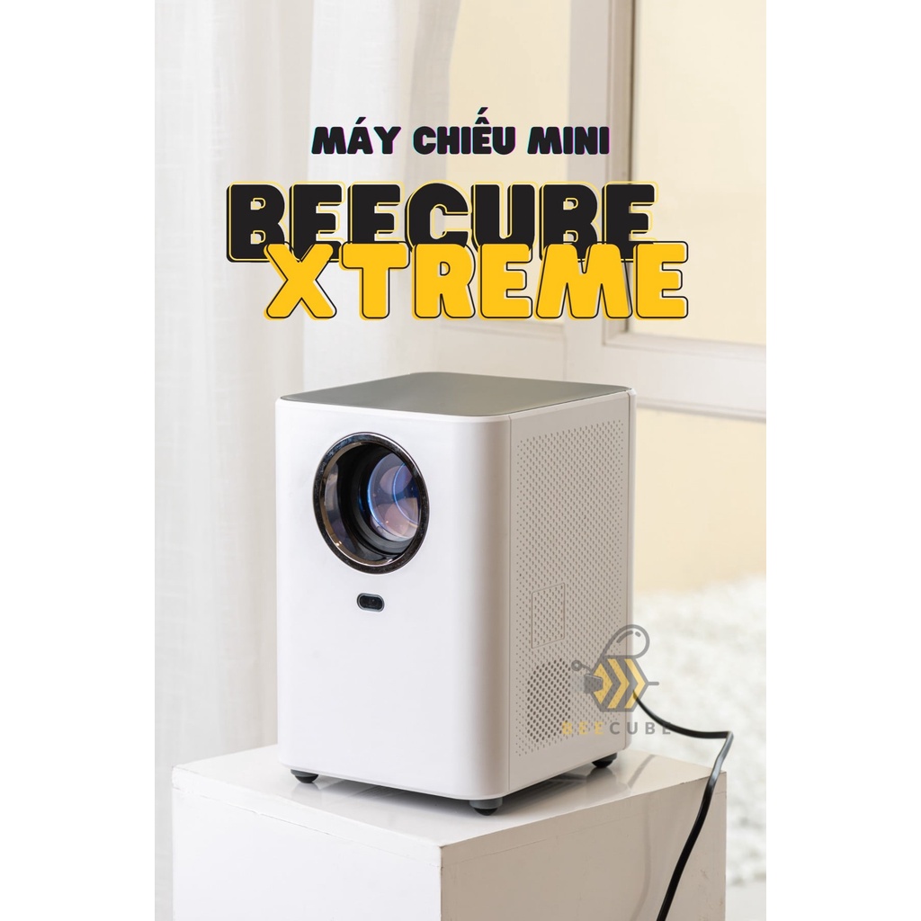 Máy Chiếu Mini BeeCube Xtreme Hệ Điều Hành Android + Kết nối Điện thoại + Full HD 1080 - Bảo Hành 12 Tháng