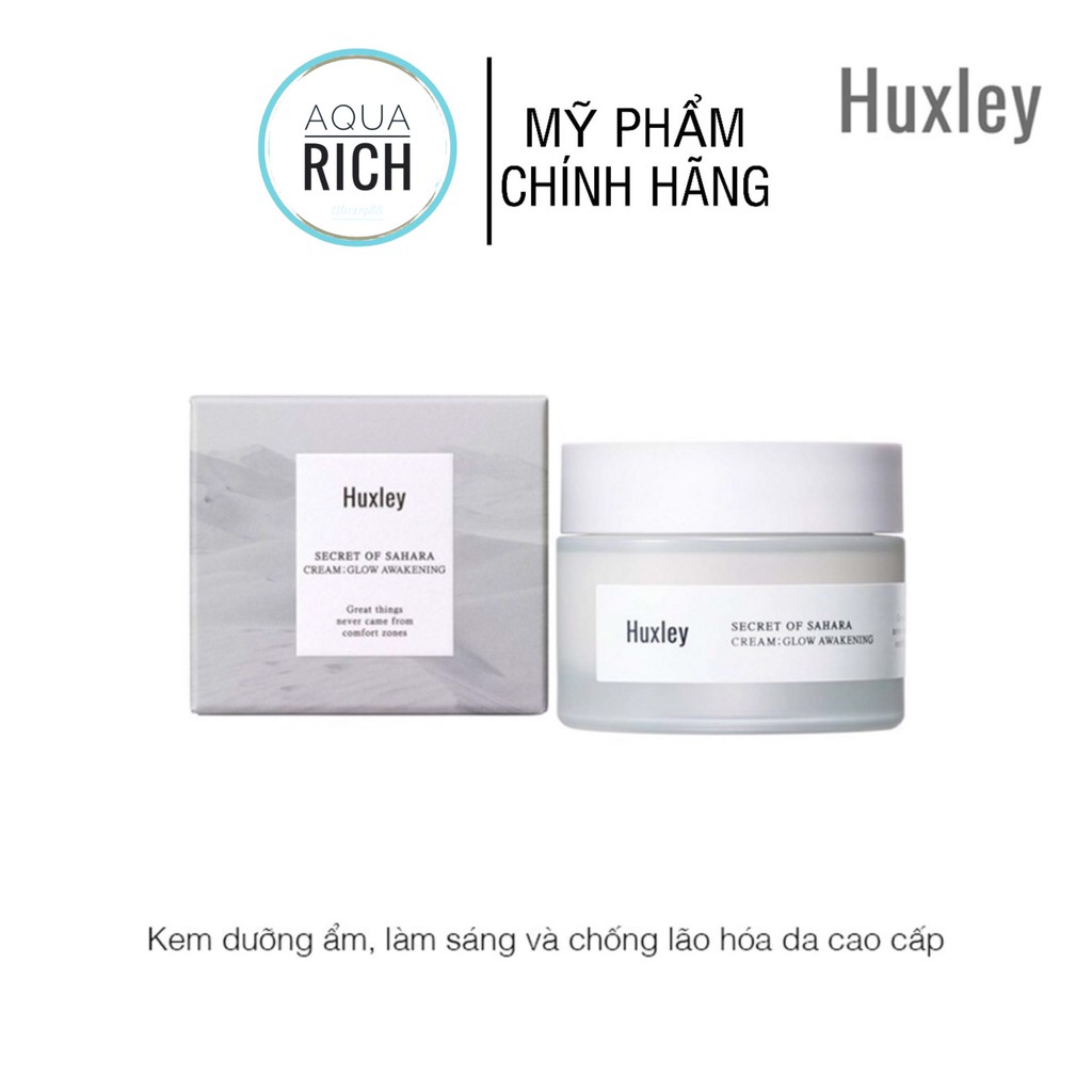 Kem dưỡng trắng da Huxley Glow awakenig Cream 50ml