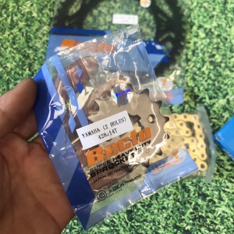 Nhông sên dĩa Recto cho R15V3, TFX, MT15 Size 14-48 Xích 132m