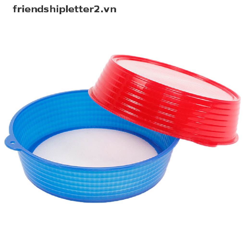 Dụng Cụ Rây Bột Bằng Nhựa Hình Tròn 19cm Chuyên Dùng