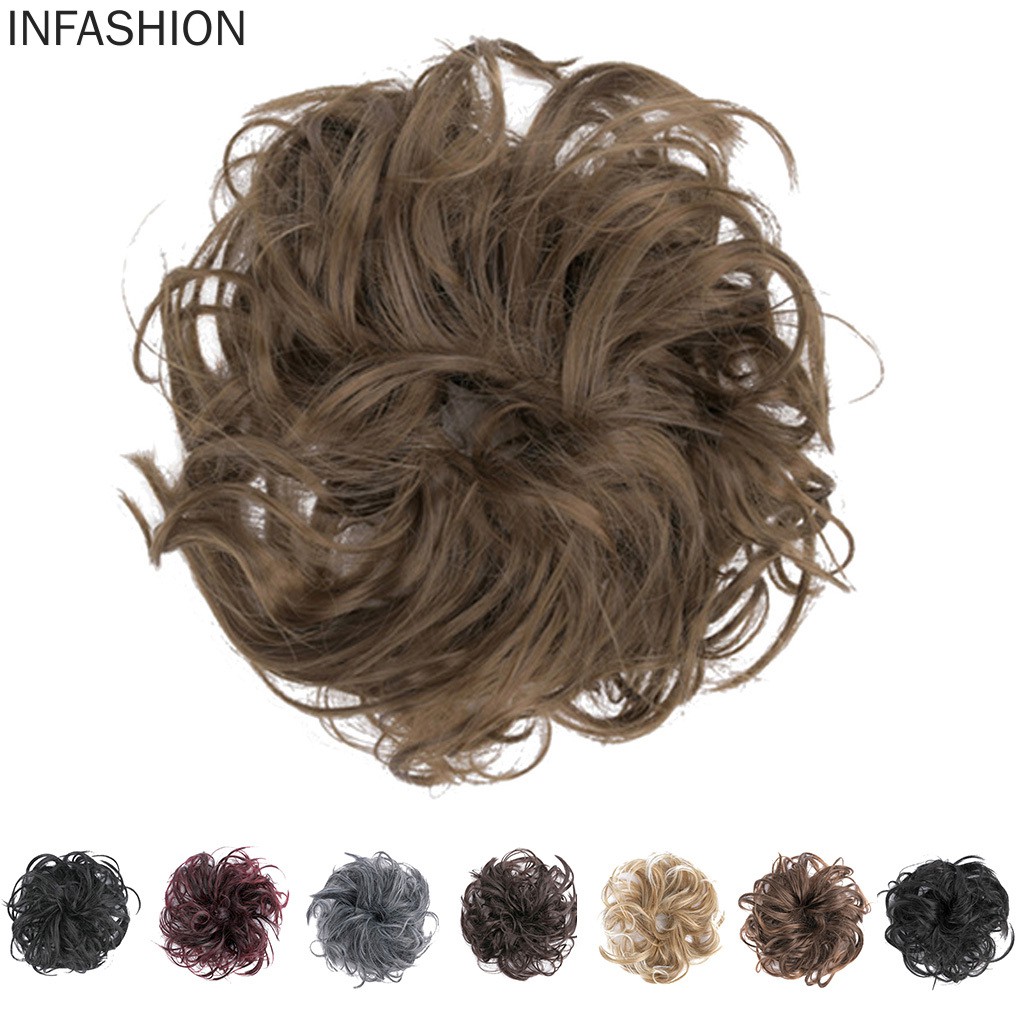 Tóc Giả Kiểu Cột Đuôi Ngựa Xoăn Gợn Sóng