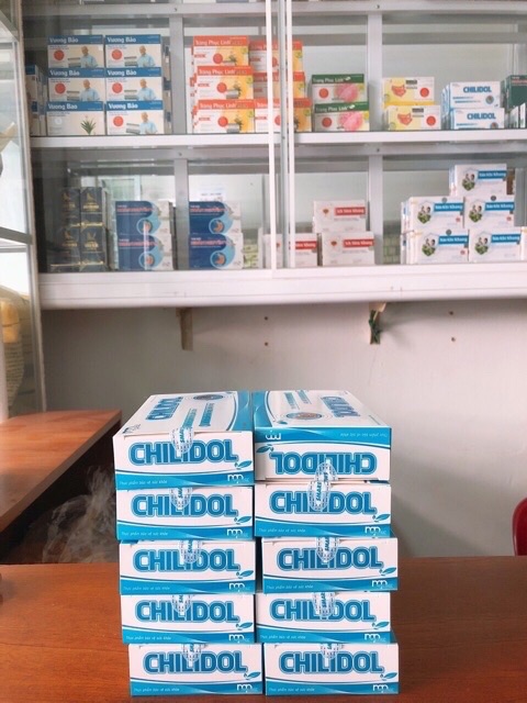 CHILIDOL trị khàn tiếng , tắt tiếng , viên thanh quản