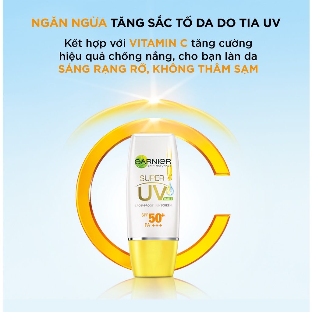 Kem Chống Nắng Garnier Sáng Da New 30ml COCOLUX