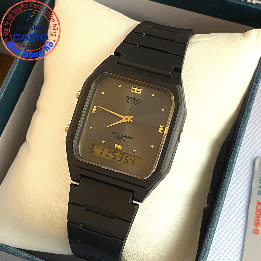 Đồng hồ nam Casio AW-48 AW-48HE-7A AW-48HE-8A AW-48HE-9A dây nhựa có cả kim cả số đi | BigBuy360 - bigbuy360.vn