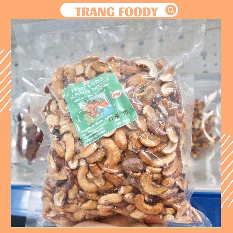 500gr hạt điều hút chân không loại vỡ ngon