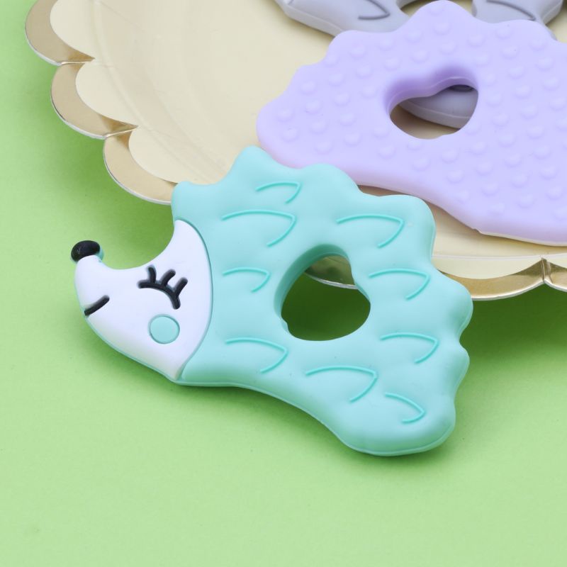 Đồ Chơi Gặm Nướu Hình Nhím Bằng Silicone Không BPA Dành Cho Trẻ Em