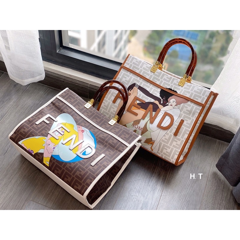 Túi chữ F quai xách size 35 đựng tài liệu, công sở, du lịch siêu sang chảnh