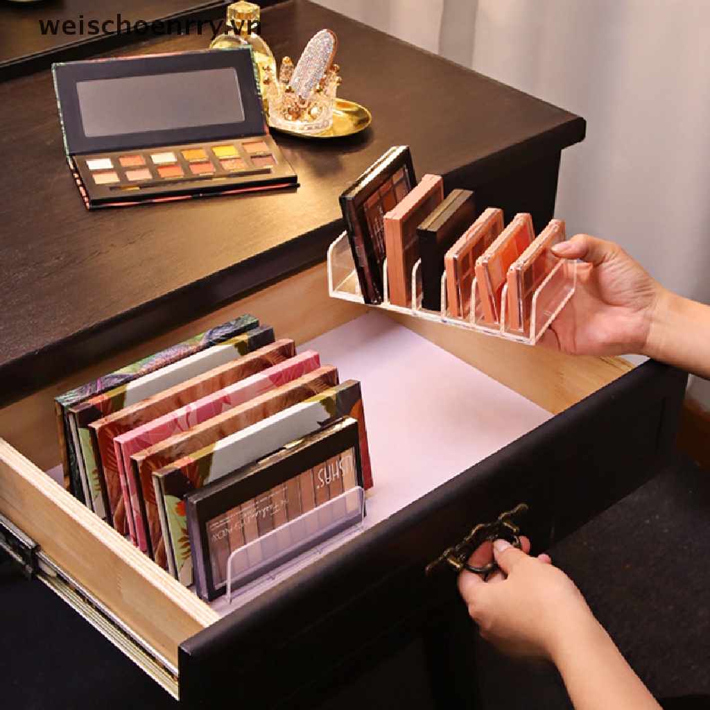 WW Eyeshadow Palette Organizer Eyepowder Storage Tray Rack Holder Makeup organizer WW