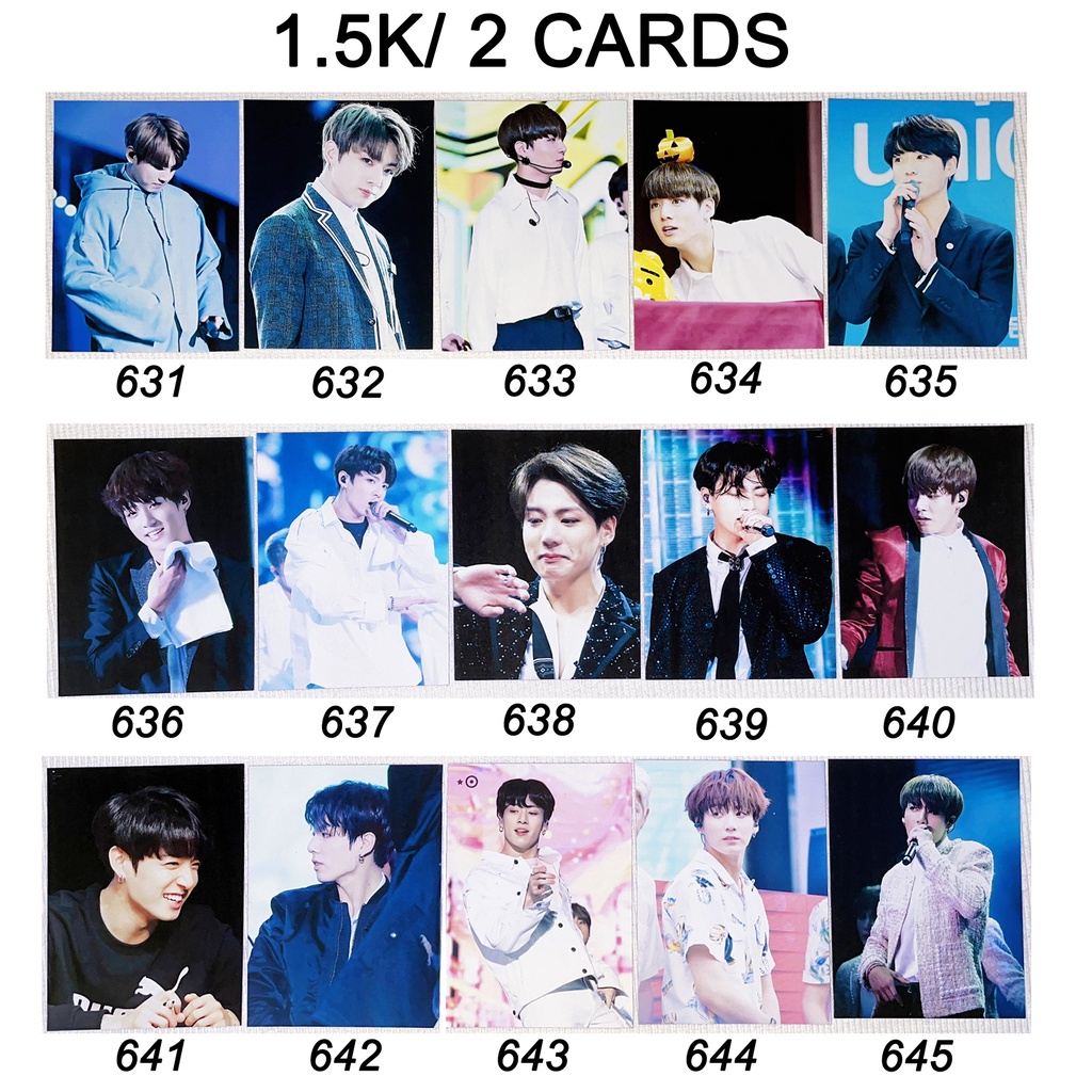 Sale set card BTS JUNGKOOK 5