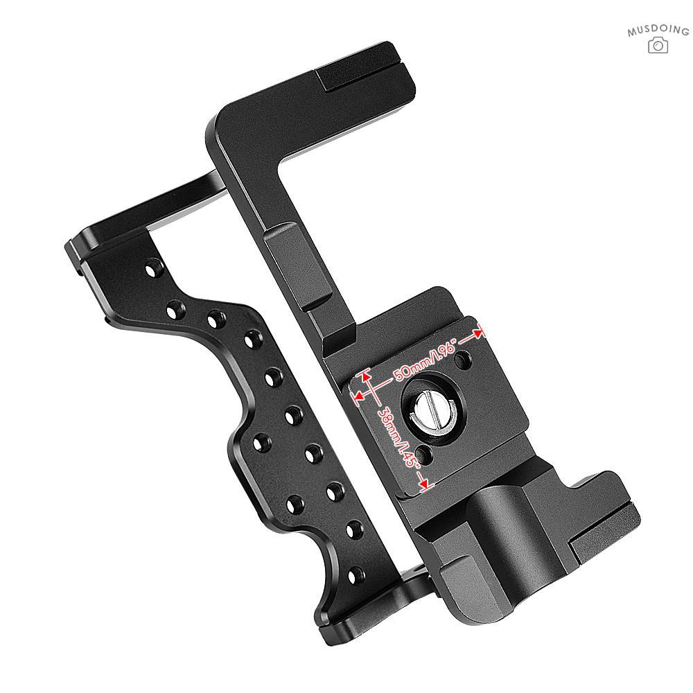 Andoer Khung Ổn Định Máy Quay Video Bằng Hợp Kim Nhôm 15mm Thay Thế Cho Panasonic GH5 / GH4 DSLR