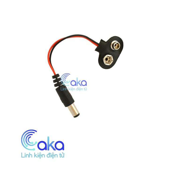 Dây đế pin 9V jack DC