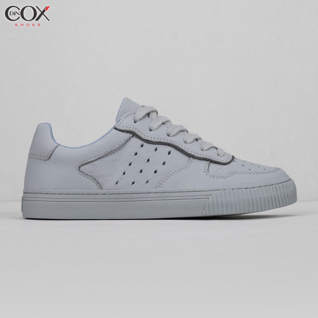 Giày Sneaker Nam Dincox/Coxshoes Chính Hãng Da Bò E03 Grey Sang Trọng Lịch lãm