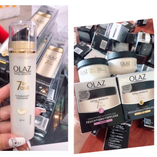 Bộ sản phẩm dưỡng da Olaz Total Effects 7 in One