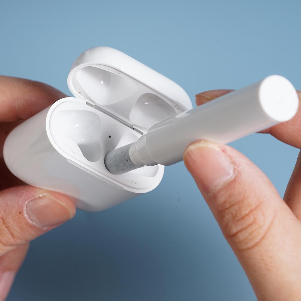 Bút vệ sinh airpod , dụng cụ vệ sinh tai nghe airpods điện thoại bàn phím máy tính máy ảnh 3 trong 1 thông minh tiện lợi