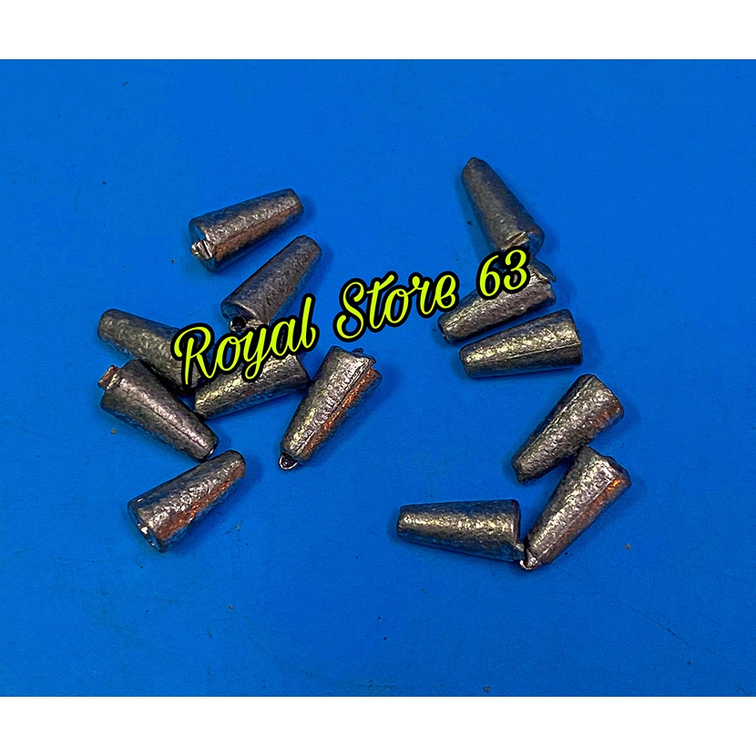 Chì xuyên tâm 2 gram để câu cá