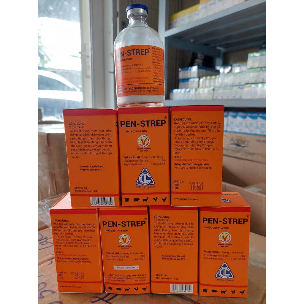 [DT] 1 lọ PEN STREP 16,3 g chỉ dùng trong thú y