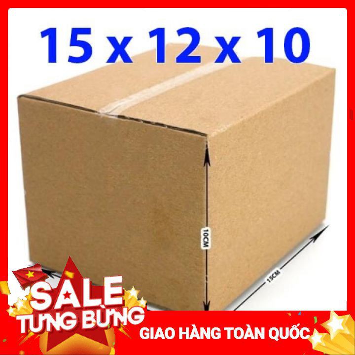 COMBO 50 Hộp carton Size 15x12x10 Thùng Carton,hộp carton Đóng Hàng
