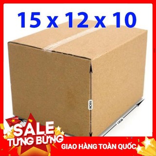 COMBO 50 Hộp carton Size 15x12x10 Thùng Carton,hộp carton Đóng Hàng
