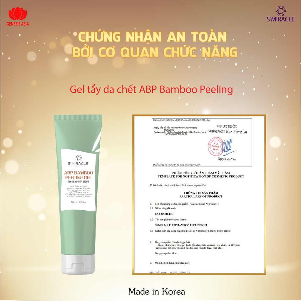 Gel Tẩy Da Chết ABP S+Miracle