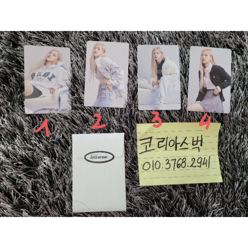 BỘ ẢNH THẺ ROSÉ BLACKPINK 5252 BY OIOI