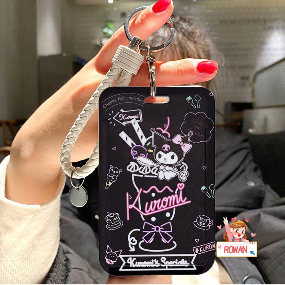 ❈Rowan❈ Vỏ Bọc Thẻ Xe Bus Kuromi Melody Hoạt Hình Dễ Thương Cho Nữ