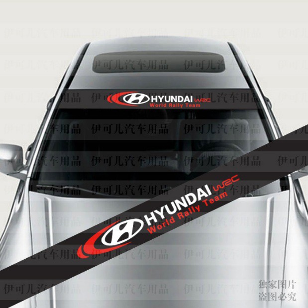 Tem dán kính lái ô tô Hyundai