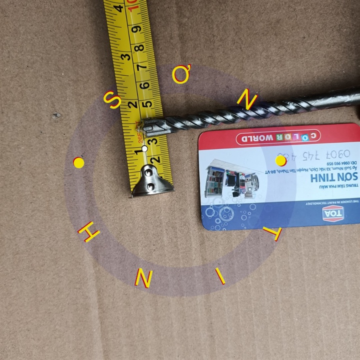 74826 mũi khoan bê tông 4 cạnh gài 10 x 110 mm tolsen