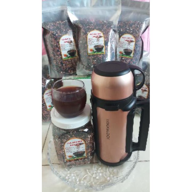 1kg Trà đậu đen xanh lòng chuẩn thơm ngon (rang chín hãm nước) - Healthy
