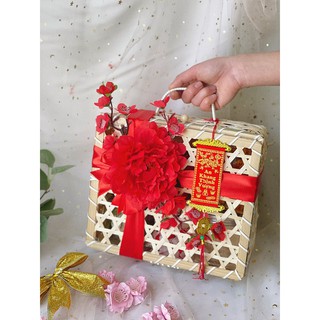 Hộp Quà Mây Tre Đan - Đựng Đồ Handmade