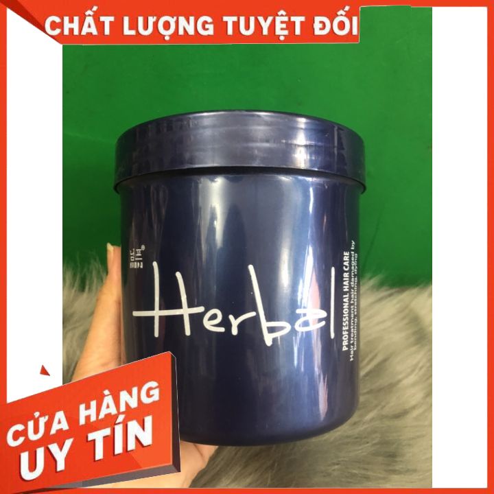 hấp dầu tóc thảo dược 1000ml  HŨ MÀU XANH (công ty lk)dùng để hấp và xả đều ok giúp tóc mềm bóng mượt mùi thơm nhẹ nhàng