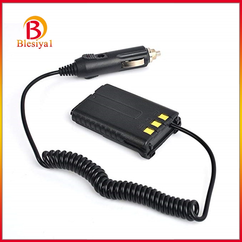 [BLESIYA1]Car Charger Battery  12V for Baofeng UV-5R UV-5R Plus UV-5RE PLUS