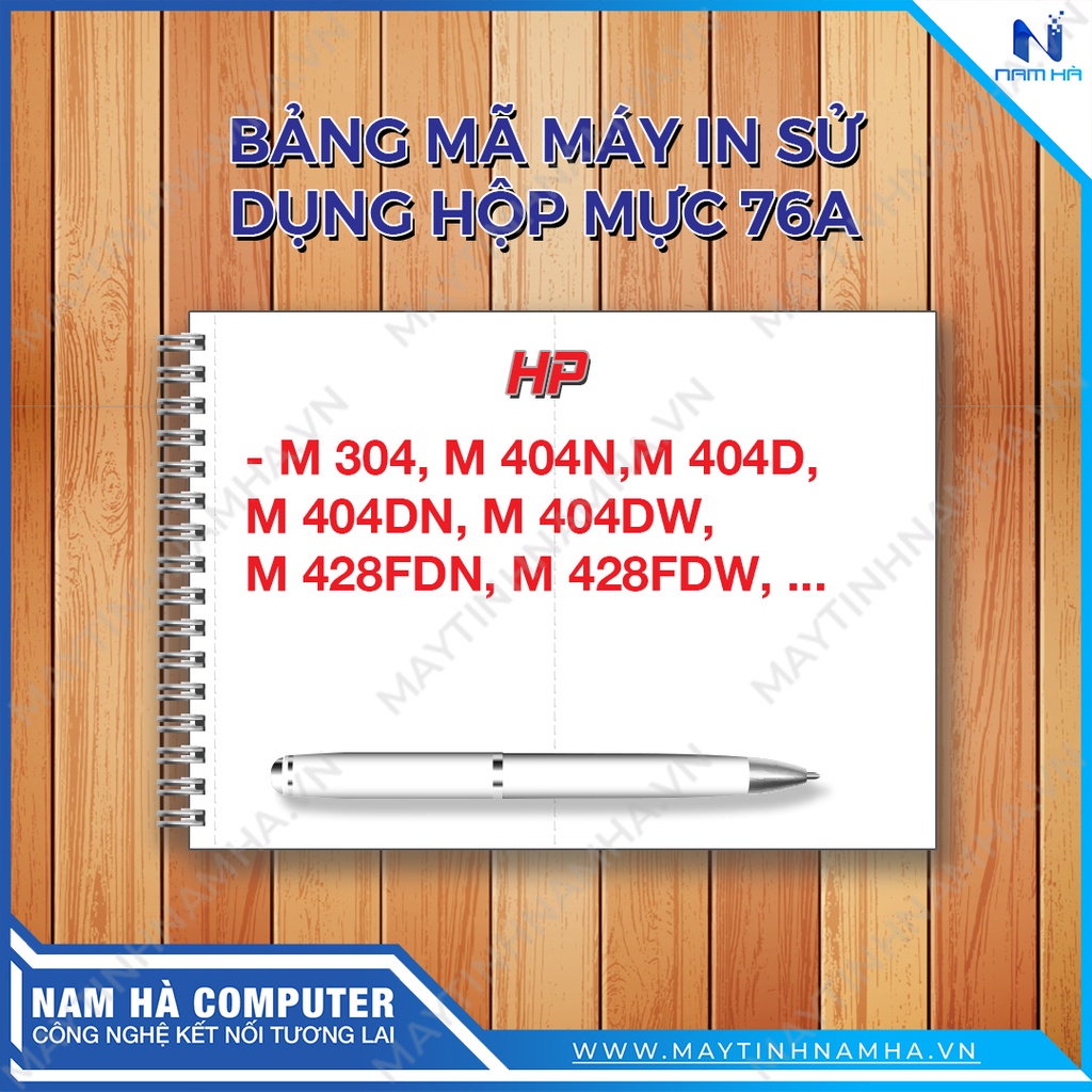 Hộp mực máy in 76A / CRG 057 dùng cho HP Pro M304 404d 404dn 404dw MFC M428fdn - CANON 223d 226d 449