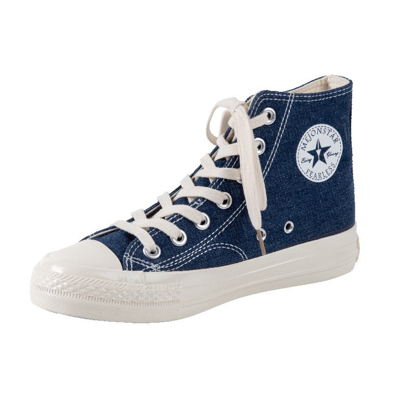 Mới Giày Thể Thao Vải Bạt Denim Xanh Thời Trang Nữ Năng Động 2021